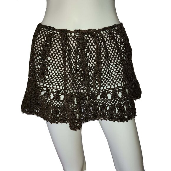 Vintage Anna Kosturova Crochet Swim Skirt Cover Up - Picture 3 of 7